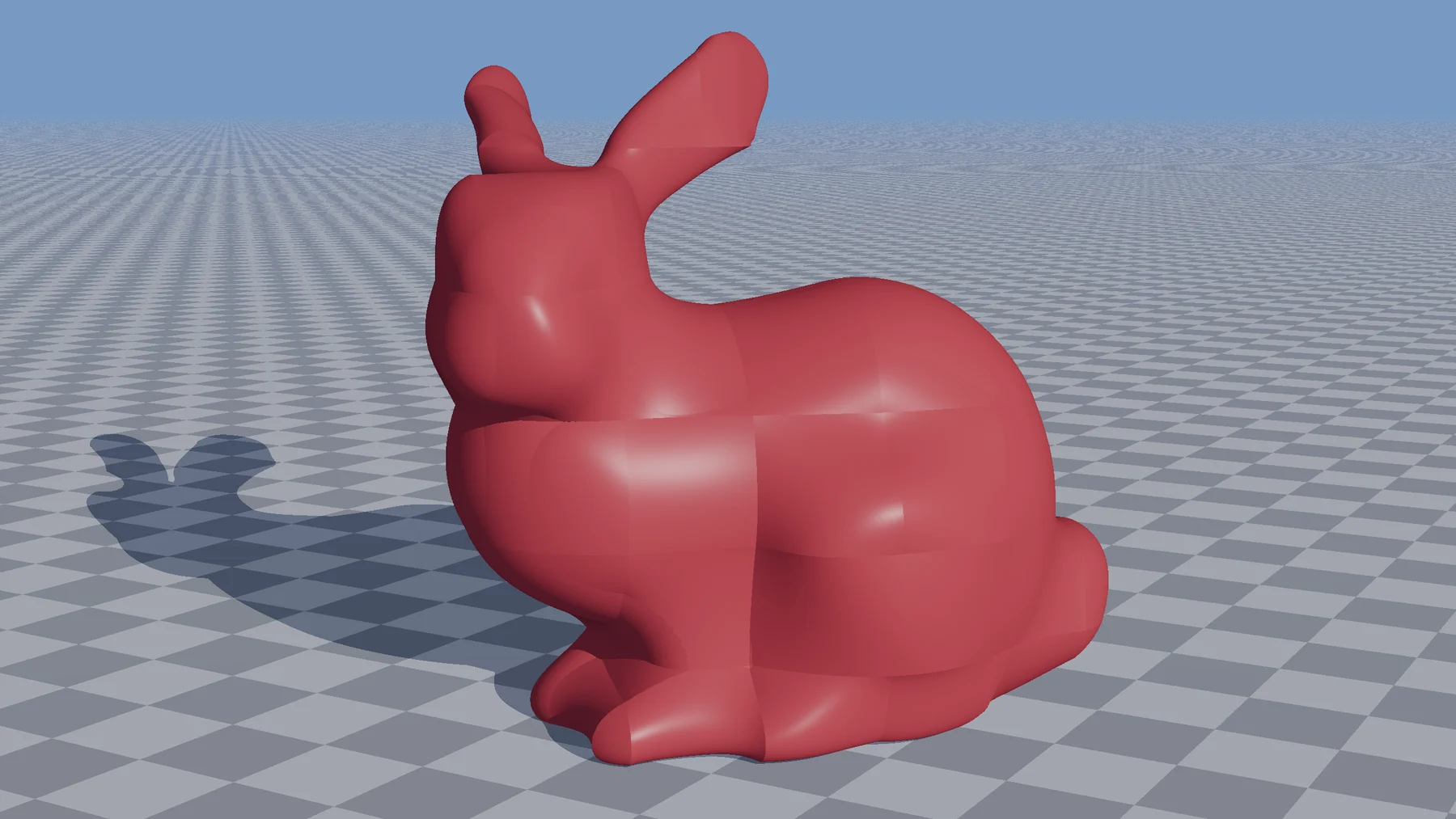 directly raytraced stanford bunny from a bettersdf volume
